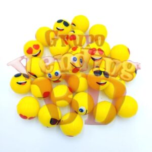 PELOTA REBOTONAS DE EMOJIS DE 27 MM