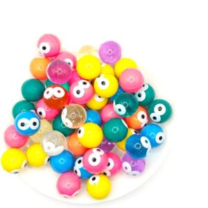 PELOTA REBOTONAS DE OJITOS DE 27 MM