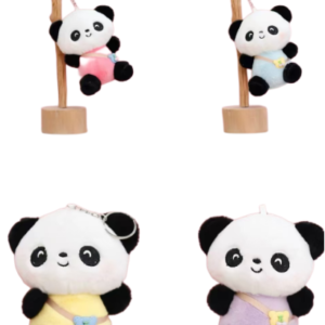 peluche panda de 10 cm